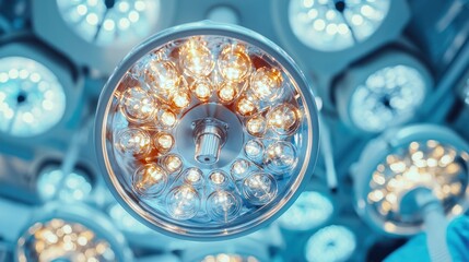 Surgical lights in a hospital environment