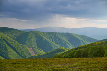Fototapeta premium Beautiful Carpathian mountains in Ukraine