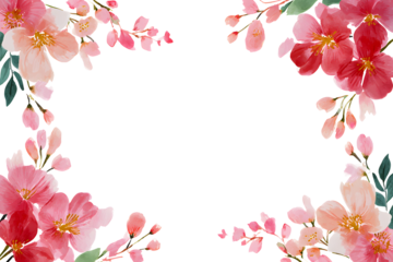 Pink carnation flower grass cluster, realistic spring meadow art. Isolated on transparent background.

