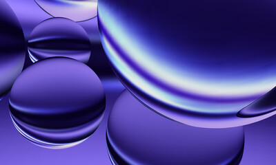 3D rendering, abstract colorful background, glowing circular art. Simple wallpaper