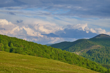 Beautiful Carpathian mountains in Ukraine