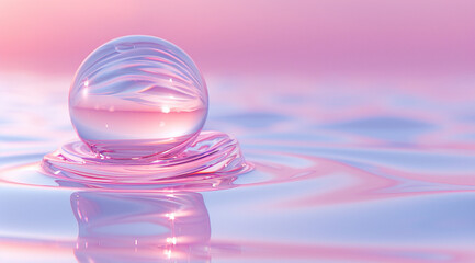 pink crystal ball