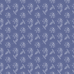 floral pattern seamless flower leaf vector design nature