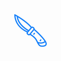 kitchen knife icon sign vector