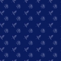 floral pattern seamless flower leaf vector design nature