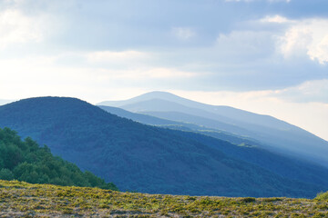 Beautiful Carpathian mountains in Ukraine