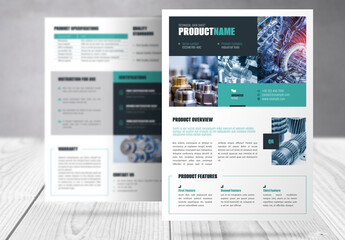 Product Specification Data Sheet Template 