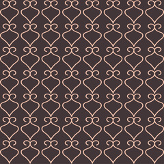 brown geometric vintage seamless pattern vector design art
