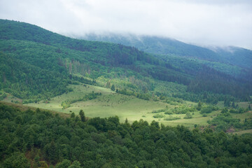 Fototapeta premium Beautiful Carpathian mountains in Ukraine