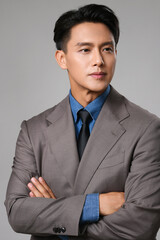 portrait of a handsome young man