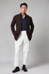 portrait of a handsome young man