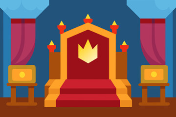 stage with red carpet