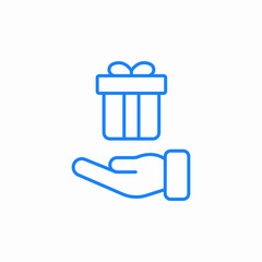gift box icon sign vector