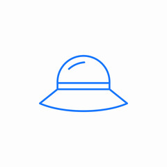 hat clothing icon sign vector