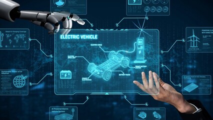 AI supports electric vehicle design by managing power systems, optimizing battery efficiency,...