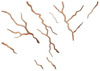 Abstract Copper Veins