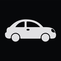 Minimal Vector Car Design Illustration – Simple Modern Vehicle Silhouette for Automotive Branding, Transportation Icon, Clean Monochrome Auto Graphic Artwork