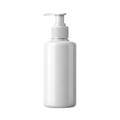 White pump bottle for lotion or sanitizer