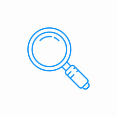 magnifying glass search icon sign vector