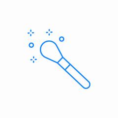 makeup brush tool icon sign vector