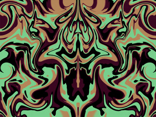 Abstract Fluid Halftone Marble Background Pattern