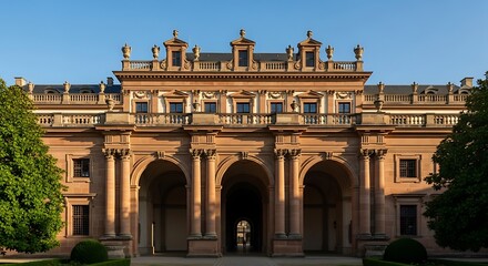 Palace Facade Architecture.
