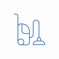 vacuum cleaner icon sign vector