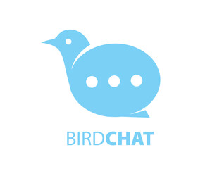 Bird Chat logo design