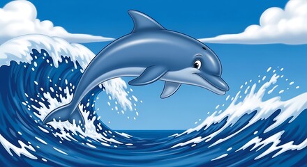 Dolphin Jumping Wave. (2)