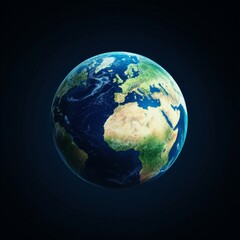Earth Globe View with Africa and Europe, Space , Planet