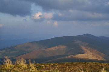 Beautiful Carpathian mountains in Ukraine