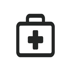 Medical box with cross(icon)
