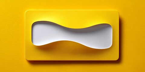 a blank gift card with a clean, perforated tear-off section, placed on a bright, solid-colored background