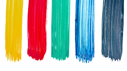 Colorful striped fabric texture with bright rainbow patterns
