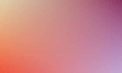 Warm gradient background in orange and purple colors with a subtle grainy texture for design needs.
