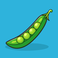 pea pod and peas