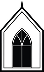 church icon vector illustration