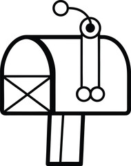 vector illustration of a microscope and a test tube