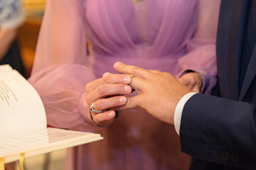 Fototapeta premium Scambio delle Fedi