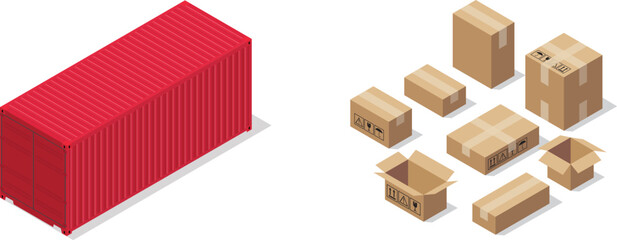 wooden blocks isolated on white background