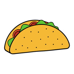 sandwich with cheese vector illustration