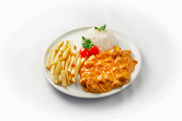 Prato executivo - Stroganoff de frango