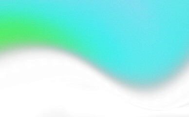 Vibrant green and teal abstract gradient over dark foreground overlay