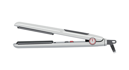 Modern White Ceramic Hair Straightener for Professional Styling.
