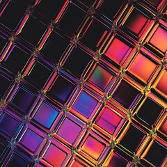 Colorful liquid wave background with vibrant shining highlights high resolution picture