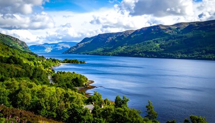Scenic Highland loch