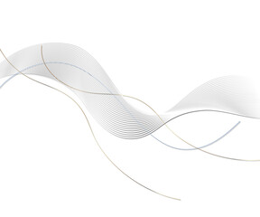 Abstract flow lines design on black background