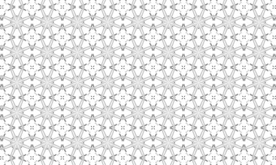 Abstract seamless vector pattern illustration for vintage floral fabric texture wallpaper and retro geometric tile design