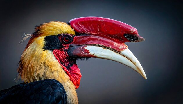 Close-up of a colorful bird