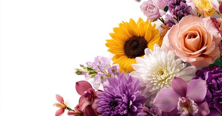 Vibrant flower arrangement